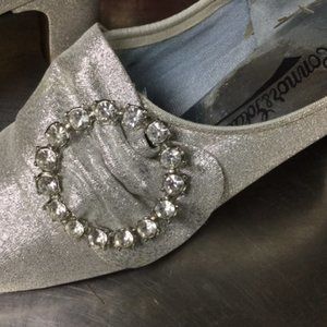 Vintage silver shoes